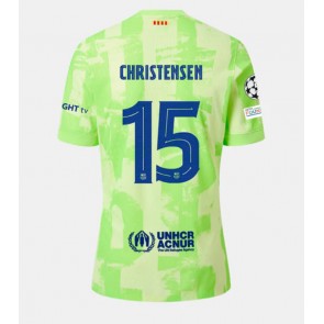 Billiga Barcelona Andreas Christensen #15 Tredjeställ 2024-25 Kortärmad